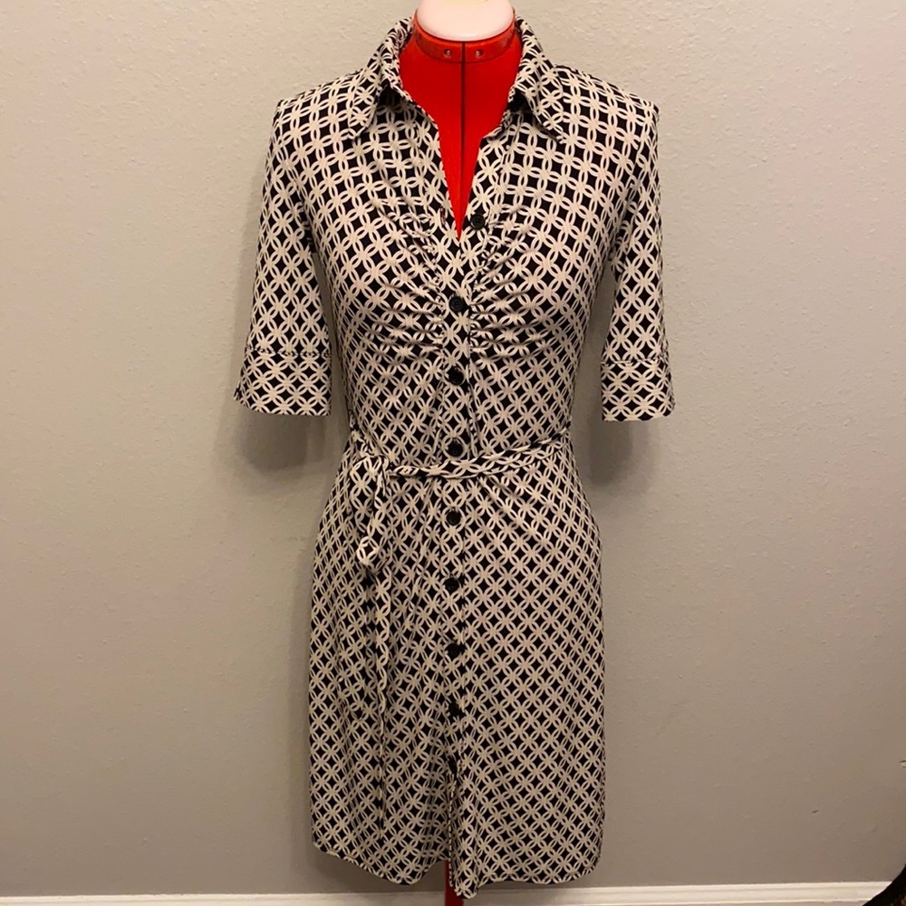Laundry by Shelli Segal Knit Shirt Dress - 2